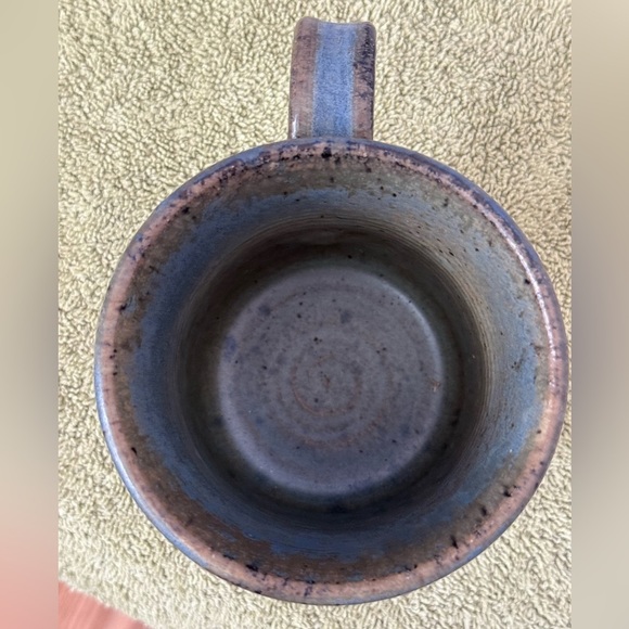 Hand Thrown & Signed Artisan Pottery Coffee Mug Approx 4x4 Plus Handle - Picture 3 of 6